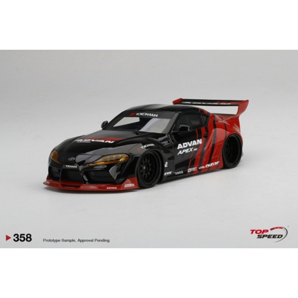 Top Speed 1/18 Pandem Toyota GR Supra V1.0 Advan Sema 2019 | HW