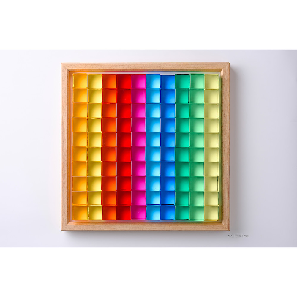 ルーセントキューブ100PCS：おもちゃ：百町森