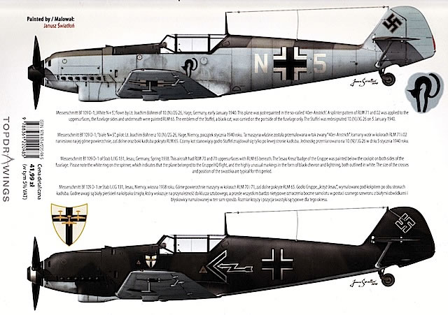 Kagero Topdrawings 12 - Messerschmitt Bf 109 A-D models Review by
