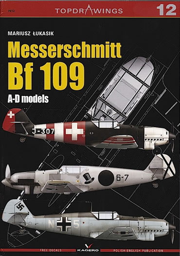 Kagero Topdrawings 12 - Messerschmitt Bf 109 A-D models Review by