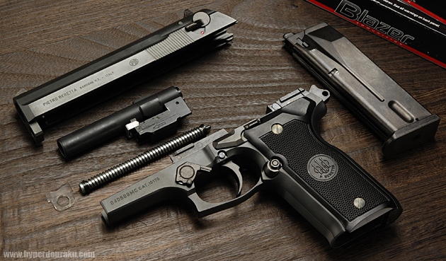 ベレッタ M8045 クーガーF カーボンブラック WA ガスガン エアガンレビュー