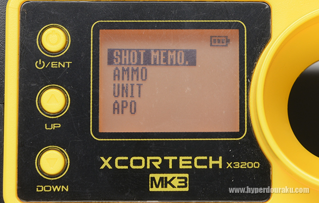 XCORTECH X3200 MK3 弾速計 レビュー