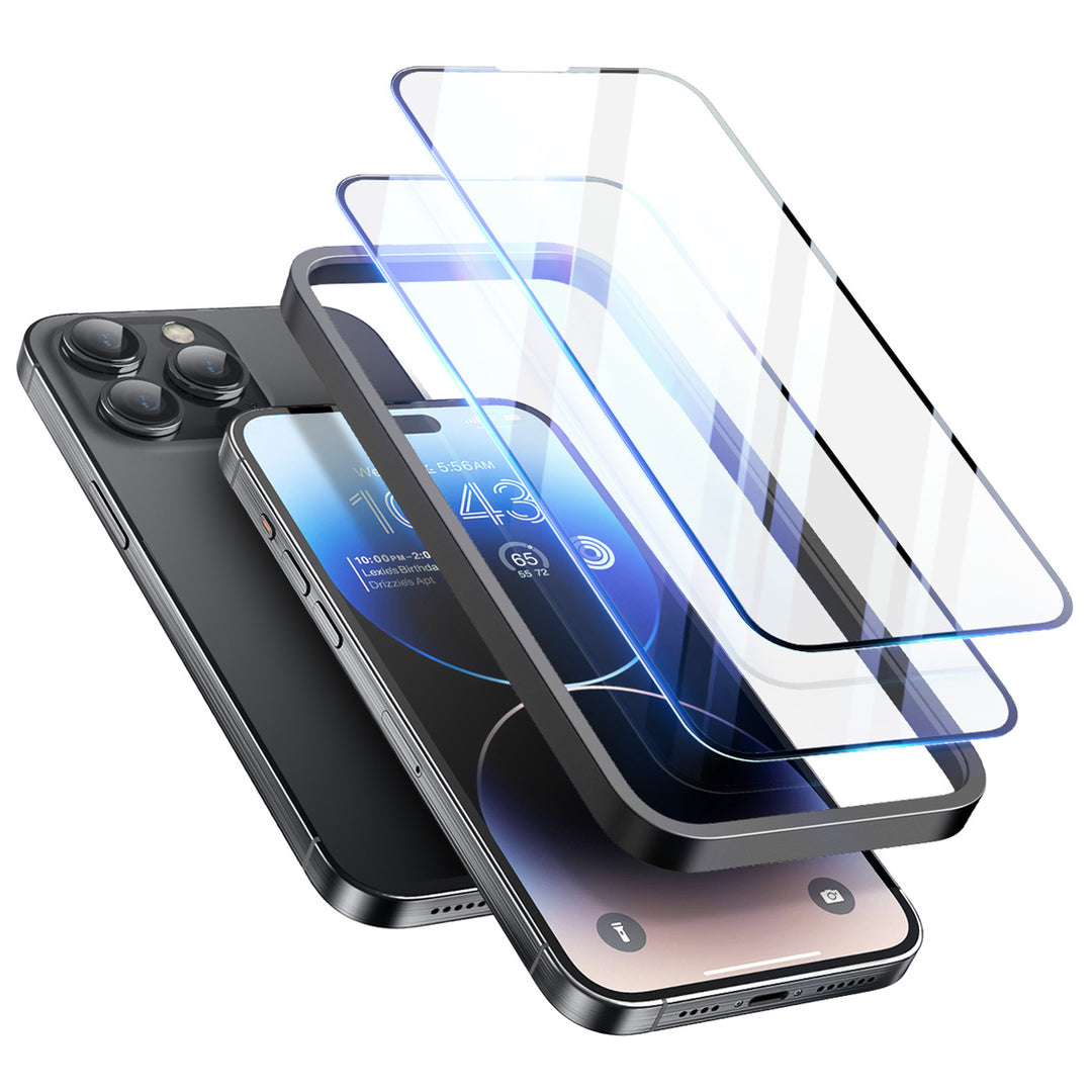 iPhone 15 Pro 2.5D Tempered Glass Screen Protector - Clear | i-Blason