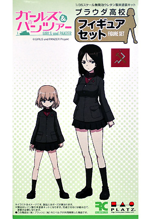 ガールズ＆パンツァー プラウダ高校 フィギュアセット Platz (プラッツ)