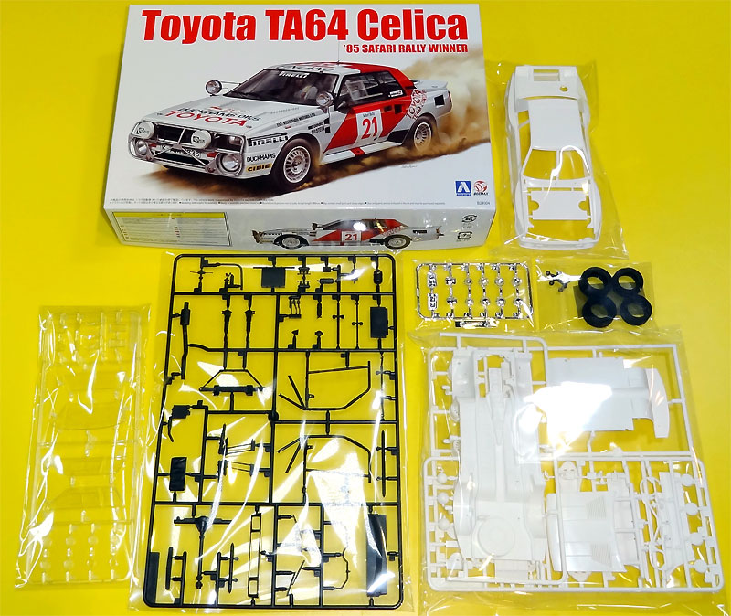 1/24 カーモデル トヨタ TA64 セリカ '85 サファリラリー仕様 BEEMAX