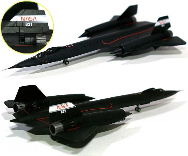 ヘルパ SR-71B ブラックバード アメリカ航空宇宙局 #831 NASA herpa