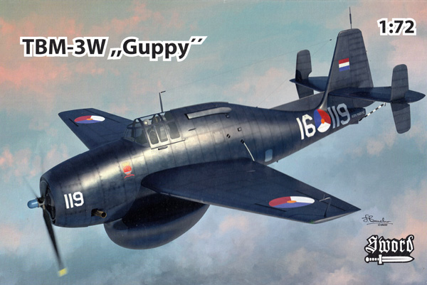 1/72 エアクラフト プラモデル TBM-3W グッピー (米海軍、海上自衛隊