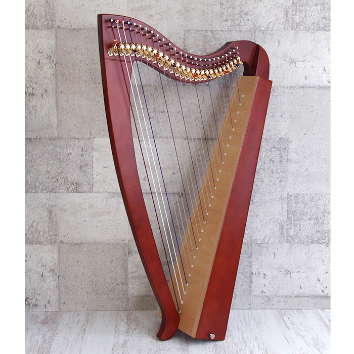 Hope Harp 26弦 ハープ（ブラウン） 小型・軽量レバーハープ｜アイエム