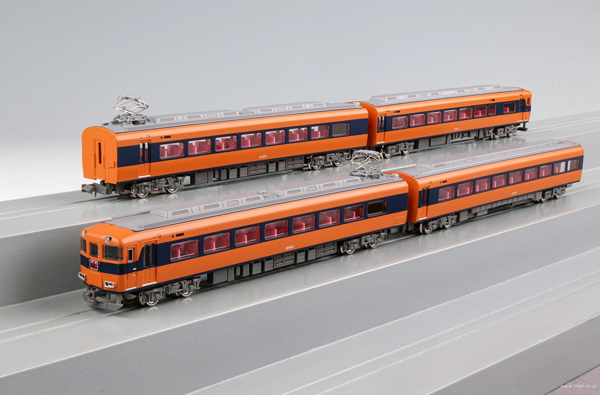 近鉄12410系 旧塗装・喫煙室付・貫通路開扉パーツ付 増結4両