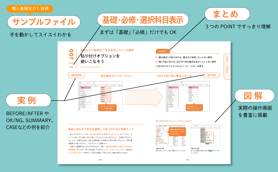 Excelのドドド初心者さんでもお仕事上手に！ 実務で役立つ基本と実践が