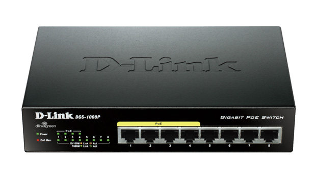 D-Link 8-Port Gigabit Desktop Switch (DGS-1008P) Review - Impulse