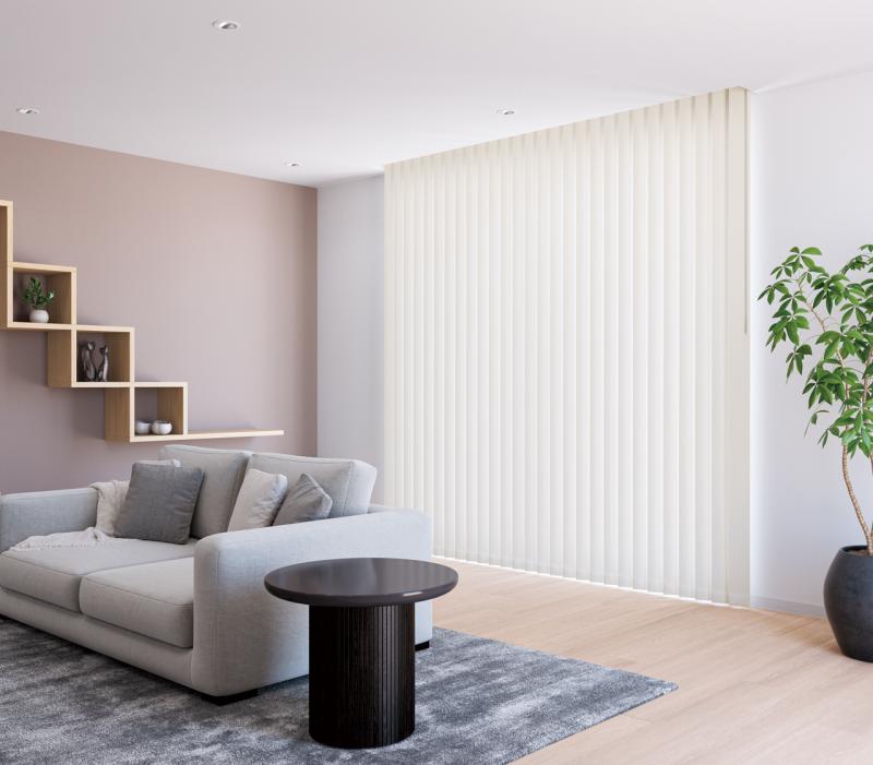 NBグラス(A8902～A8916) スラット幅100mm | ニチベイ 縦型ブラインド