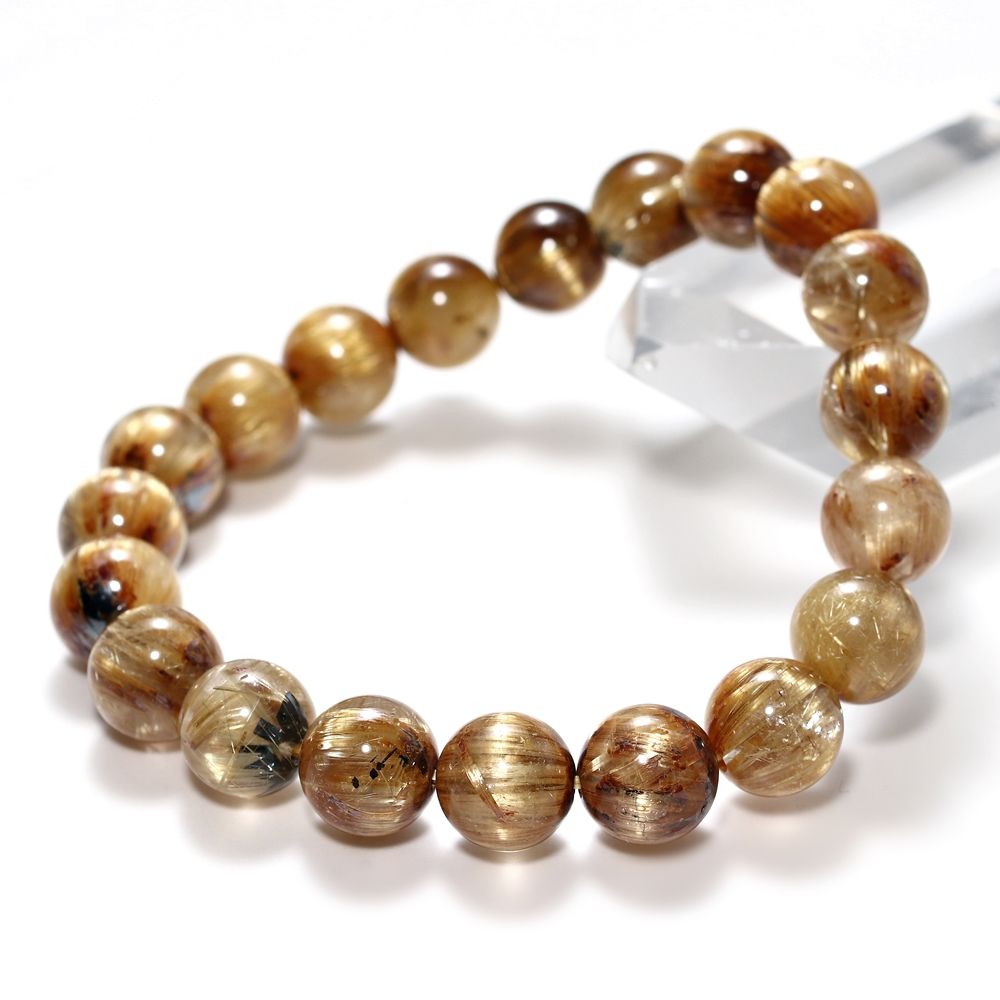 特別価格/高品質]キャッツアイルチルクォーツブレスレット/ヘマタイト