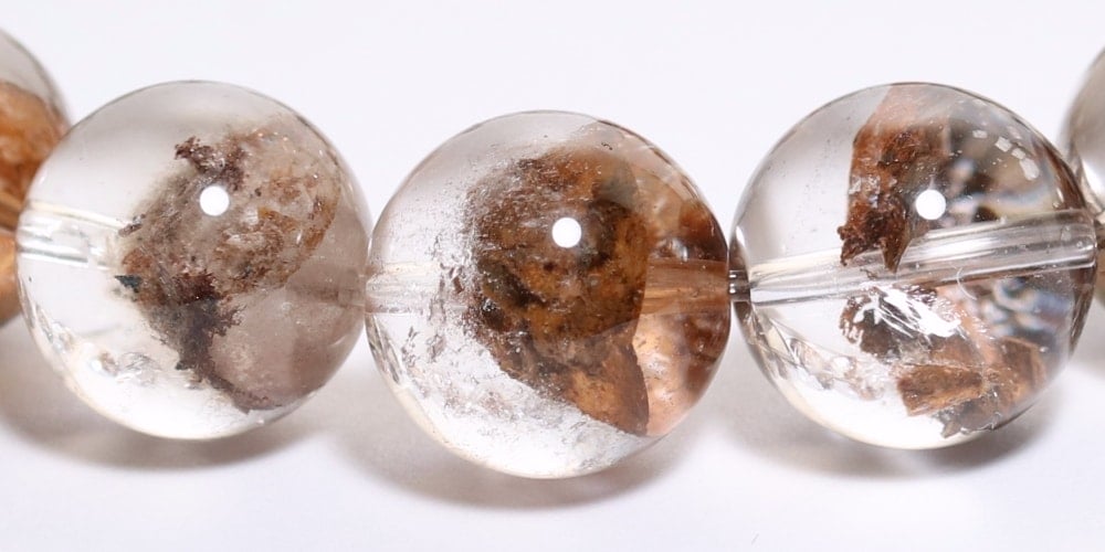 トップクォリティ]ガーデンファントムクォーツブレスレット/幻影水晶