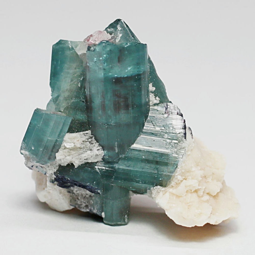 希少]インディゴブルートルマリン結晶原石（インディゴライト） - 埼玉