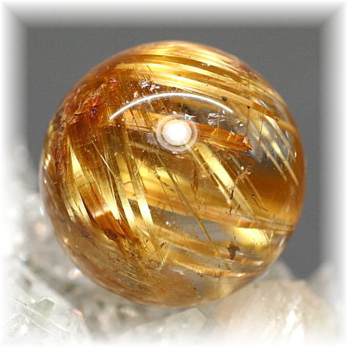 高品質]ゴールドルチルクォーツ丸玉/スフィア - 埼玉県吉川市の天然石