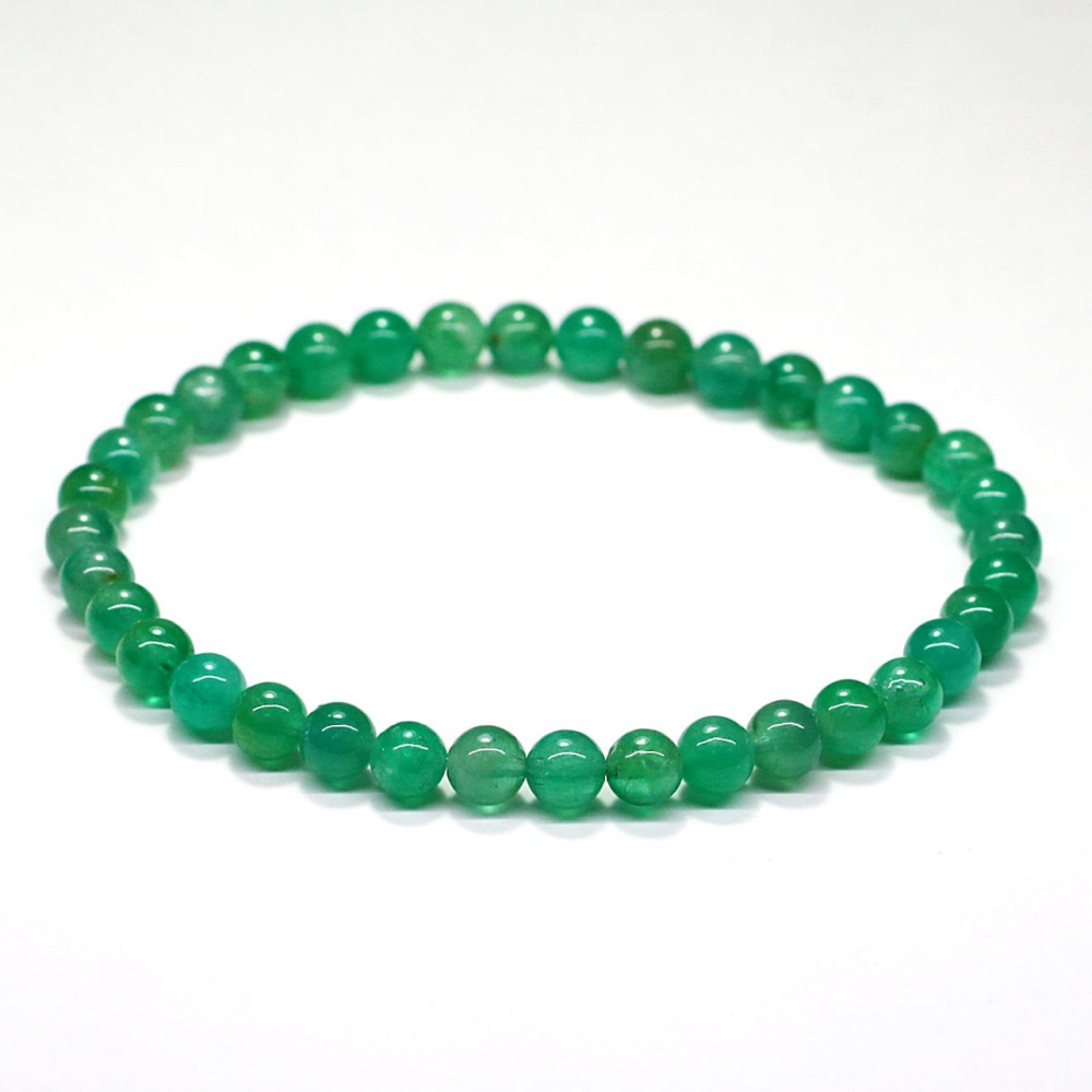 高品質] エメラルドブレスレット（約5mm玉） - 埼玉県吉川市の天然石