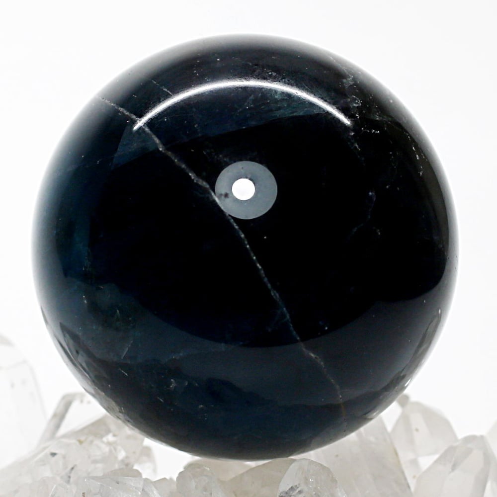 高品質]ブルーグリーンフローライト丸玉/スフィア（球体直径58.7mm