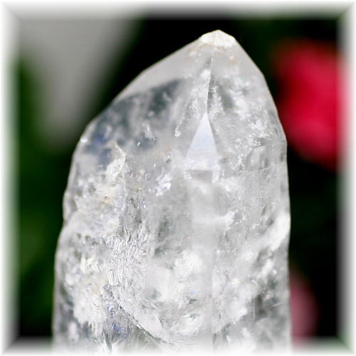 ブラジル産]ライトニングクォーツ原石ナチュラルポイント - 埼玉県吉川