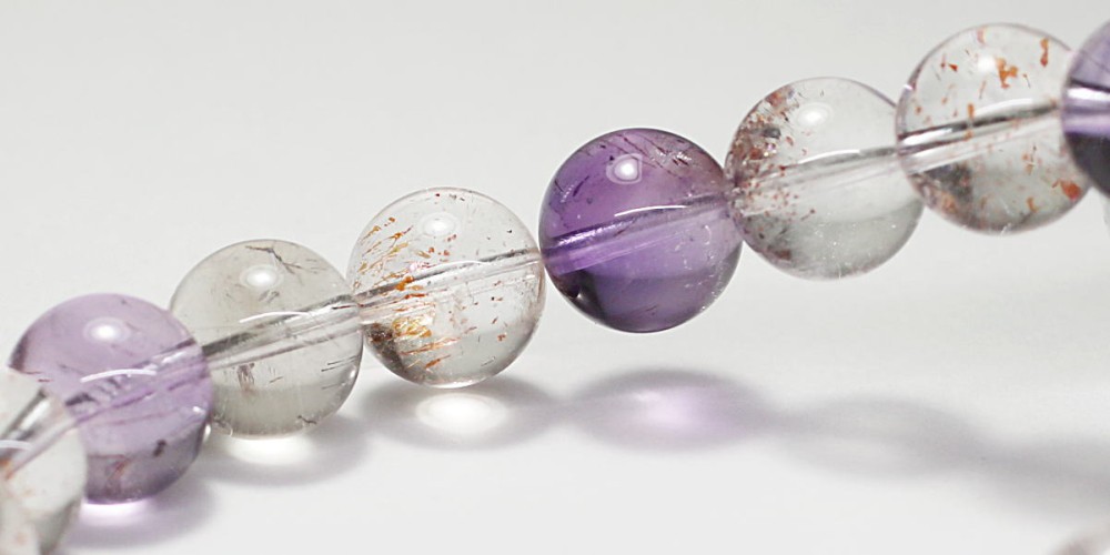 特別価格/3A]ミックススーパーセブンブレスレット（約11mm玉） - 埼玉