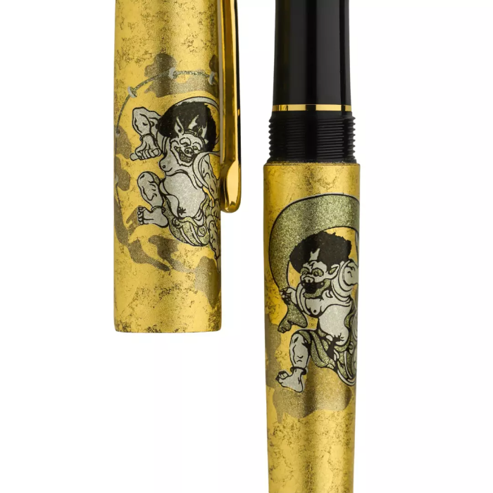 墨水屋| Platinum白金#3776系列金沢箔風神雷神14K 墨水筆