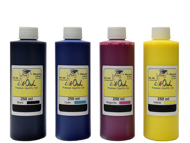 4x250ml Pigment-Based Ink for HP 972, 976, 981, 982, 990 and