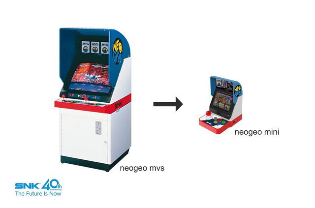 NEOGEO mini」発表！名作・傑作タイトルを40作品内蔵したSNKブランド40