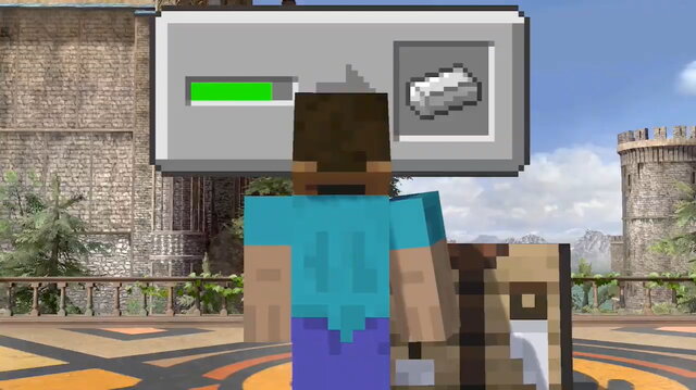 スマブラSP』DLC第7弾として『マインクラフト』の「スティーブ」が参戦