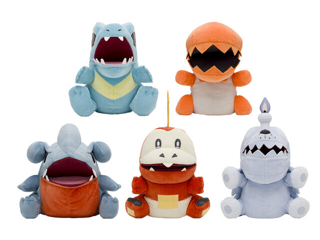 口を大きく開けたワニノコのパペットがかわいすぎる…『ポケモン』より