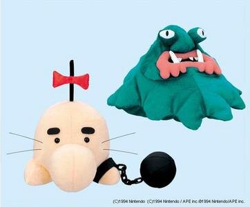 MOTHER2』のゲップーがぬいぐるみ化！捕まった足かせ付きどせいさんも