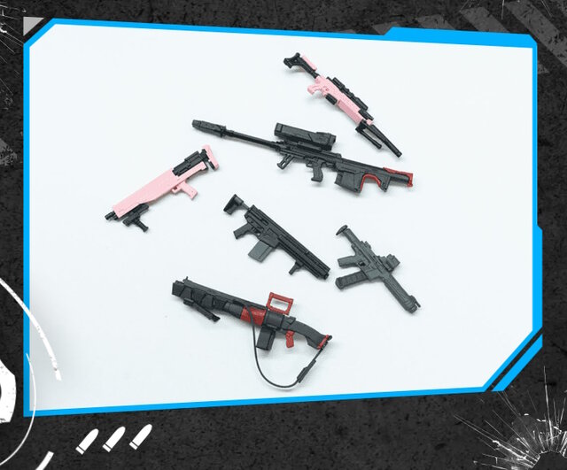 勝利の女神：NIKKE』ニケたちの武器が1/12スケールでプラモデル化