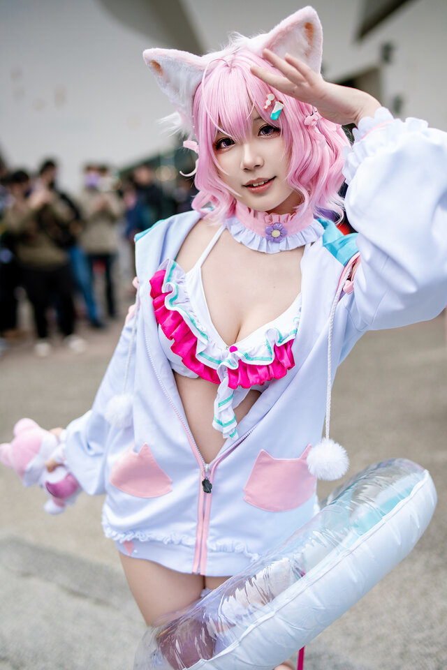 コスプレ】香港美女による「ホロライブ」博衣こよりの水着姿が眩しい