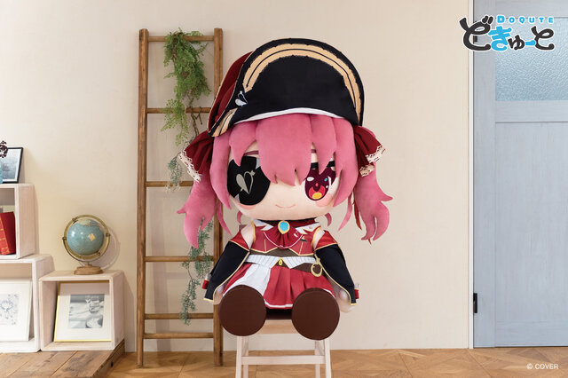 ホロライブ」兎田ぺこら、宝鐘マリンら4人の超特大ぬいぐるみ「どきゅ