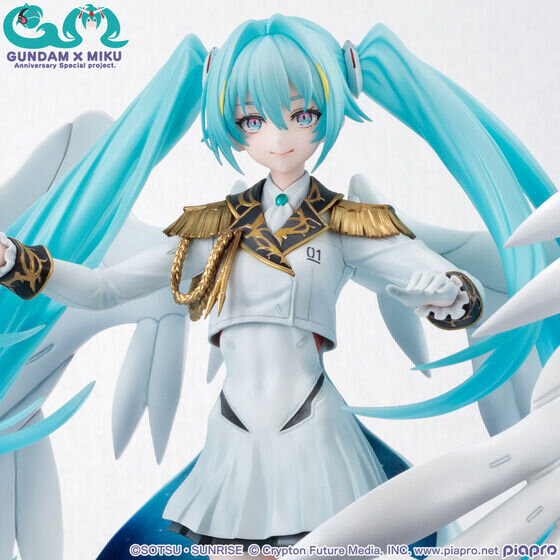 美しい“白い翼”…！「初音ミク × ウイングガンダムゼロ EW」フィギュア
