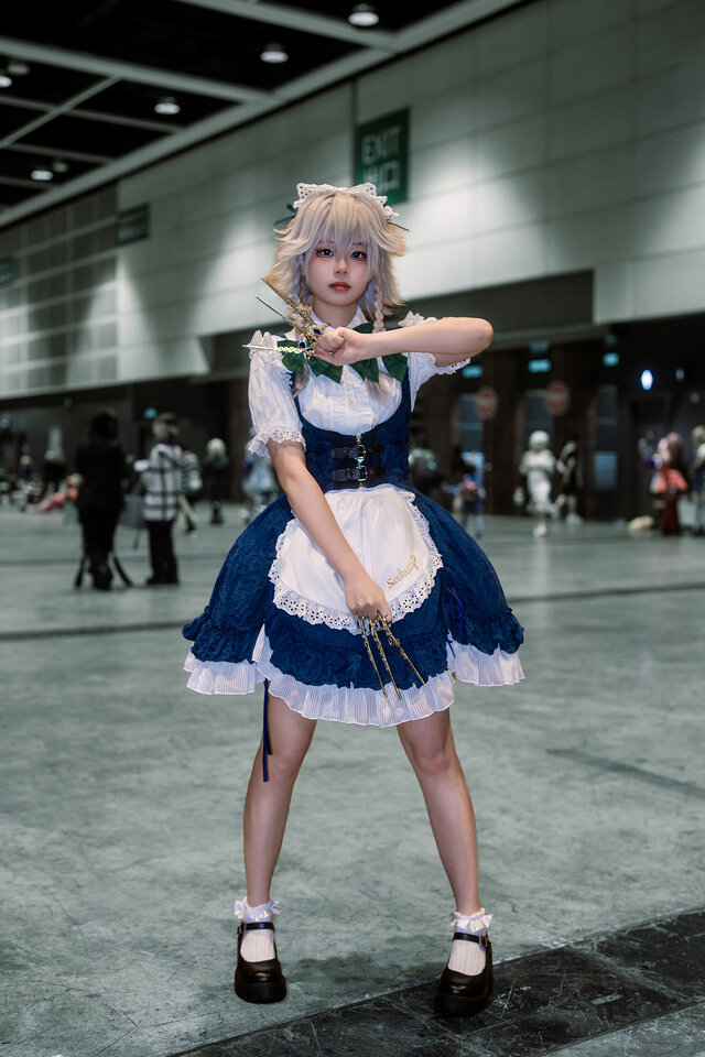 コスプレ】スレンダー美女が魅せる『東方Project』十六夜咲夜が尊い