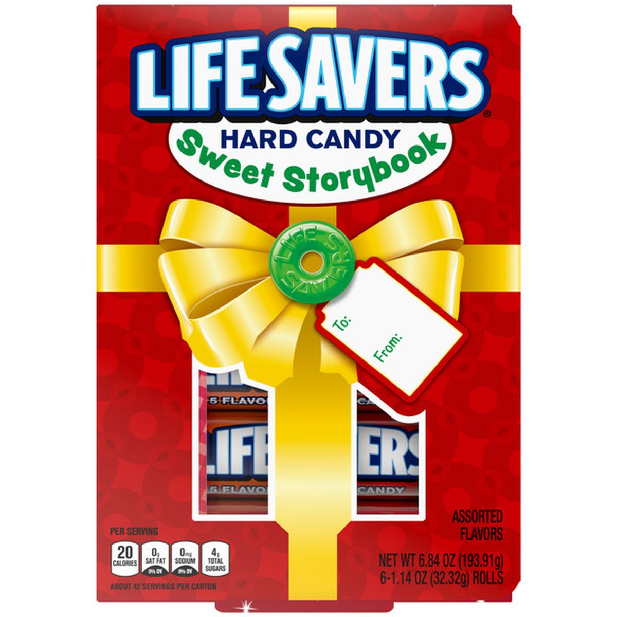 Life Savers Flavors Christmas Hard Candy Storybook Assortment Gift