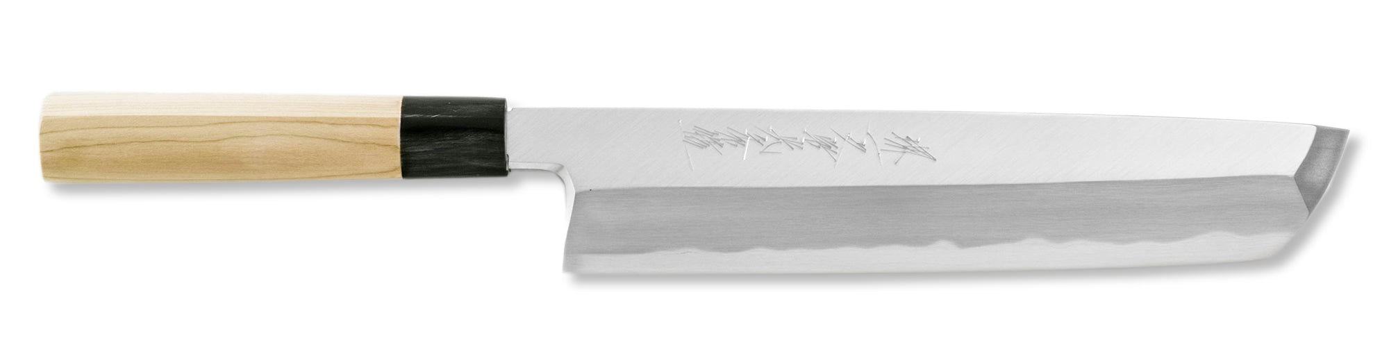 堺一文字光秀 青鋼 本霞 ハモ骨切包丁240mm