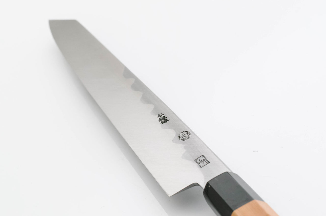 堺一文字光秀 青鋼 紋鍛錬 切付柳刃包丁 鞘付き