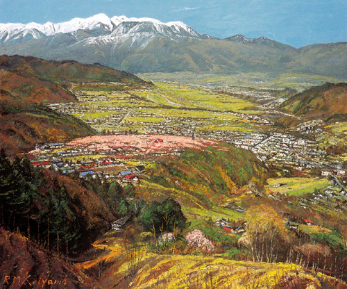 一枚の繪 －－故郷、信州に捧ぐ－ 第35回記念 向山僚一 油絵展