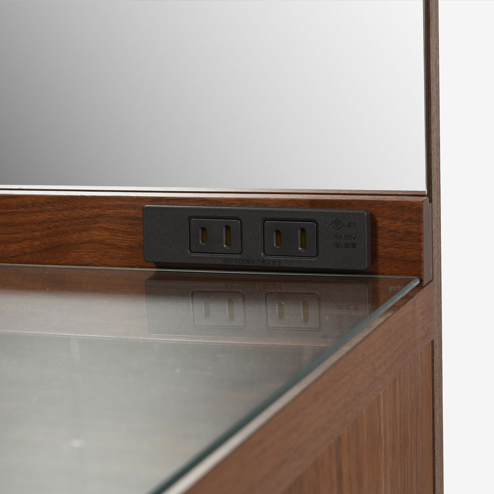 ドレッサー「レッチェ」スツール付き ウォールナット材 | 【公式】大塚