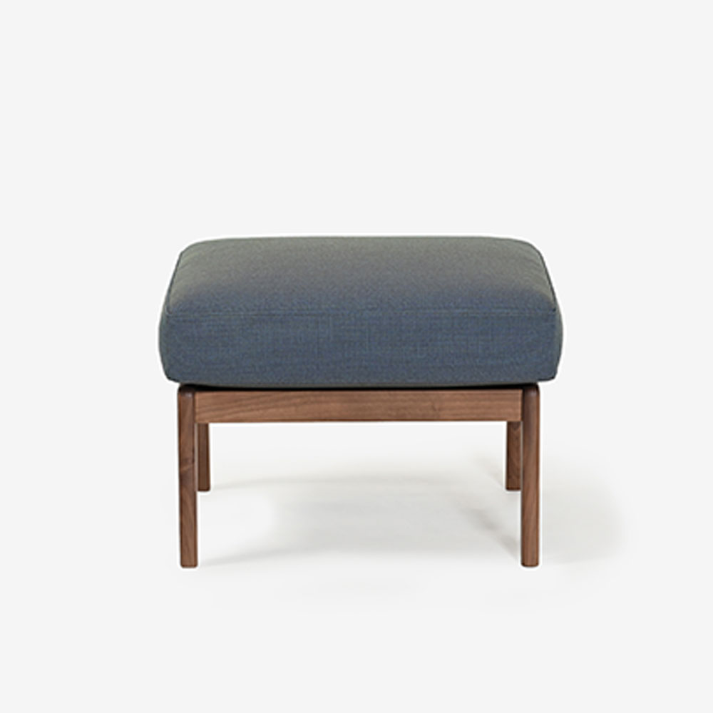 カリモク家具 スツール「デセール W306」ウォールナット材R色 布#kvST3