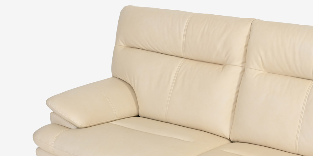 ソファ 2.5人掛け「ルーニー SD-344」幅183cm 布アイボリー色 #KR01