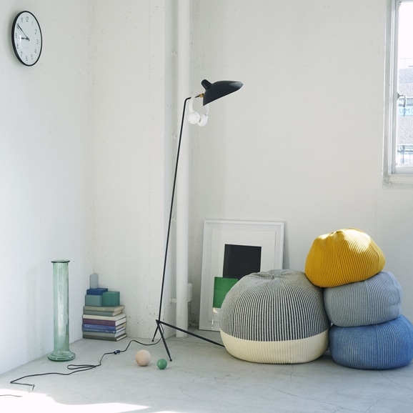 MINI PUUF Blue gray｜1人掛け｜IDEE SHOP Online