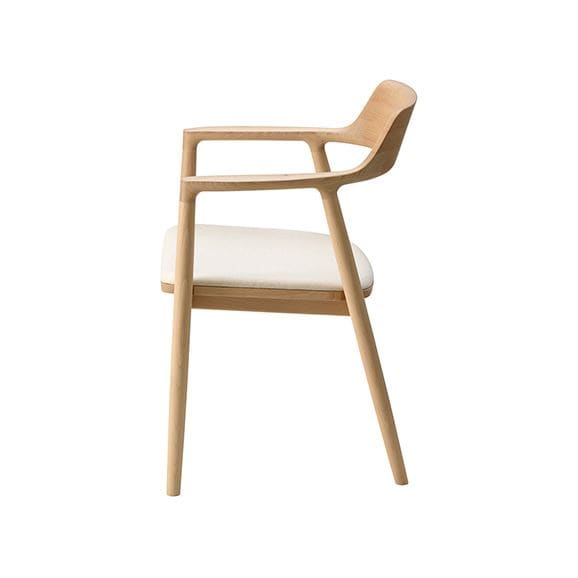 受注生産品】マルニ木工 HIROSHIMA ARM CHAIR Walnut Beige Gray M05