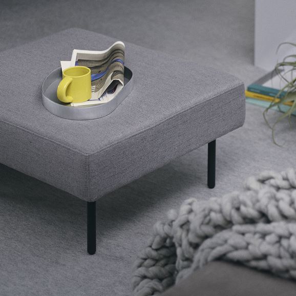 在庫品】DIVANCO OTTOMAN Light gray｜オットマン｜IDEE SHOP Online