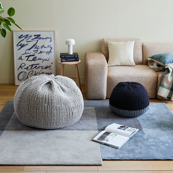 ☆【在庫限り】 MINI PUUF Cover by mikmax Navy×Grayecole｜これまで