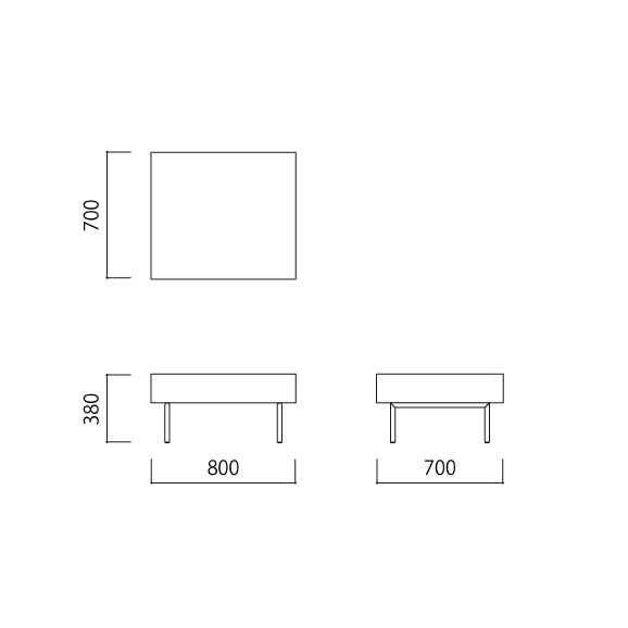 受注生産品】DIVANCO OTTOMAN｜オットマン｜IDEE SHOP Online