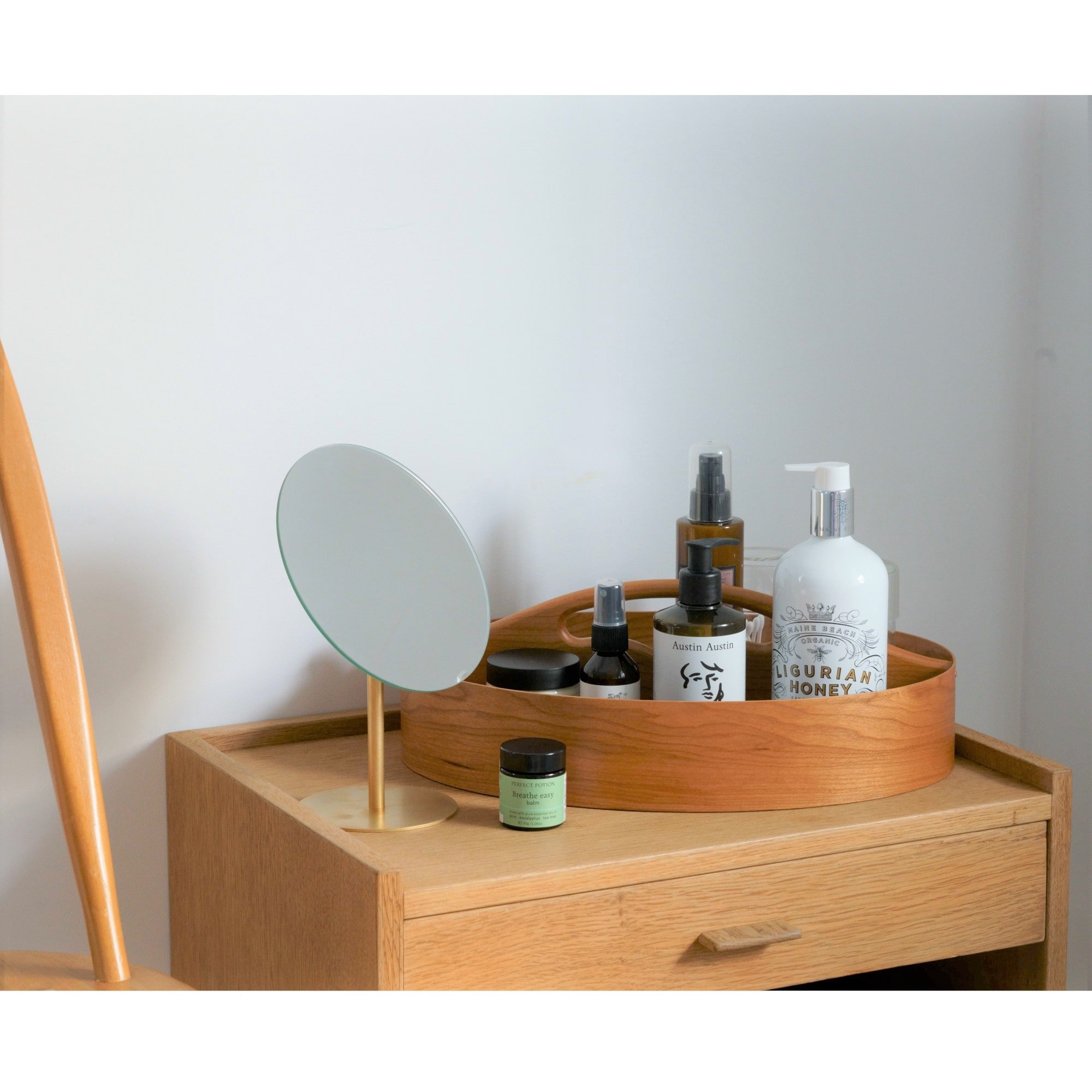 BP. MAKE UP MIRROR 真鍮×真鍮｜リラックス・バス一覧｜IDEE SHOP Online