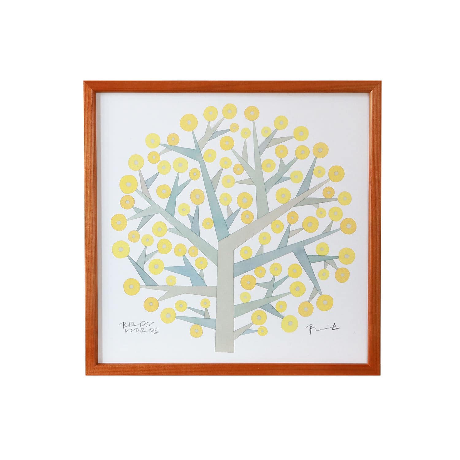 定番品】 BIRDS' WORDS 「TREE OF HOPE」 30 ナチュラルフレーム
