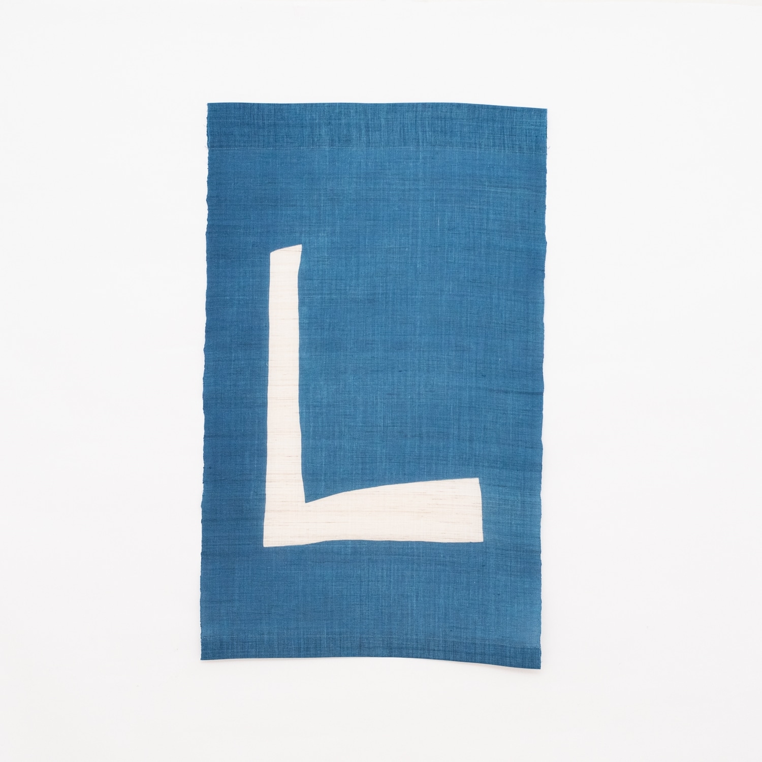 在庫品】 柚木沙弥郎デザイン POWER OF INDIGO 暖簾「L」｜ウォール